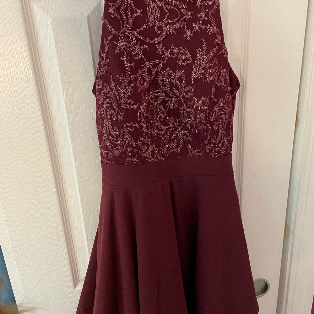 Maroon Semi Formal Dress- NWT